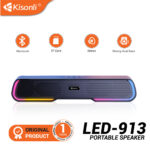 Kisonli LED-913 Bluetooth RGB Gaming Sound bar Speaker Price in Pakistan